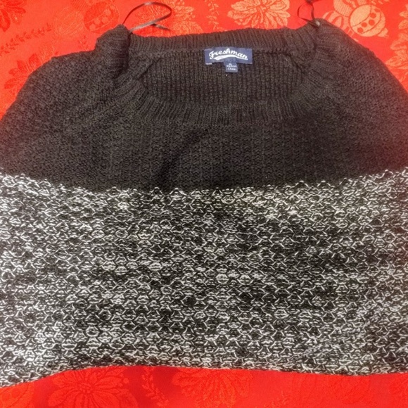 Freshman 1996 Marled Stripe Pullover Sweater - Picture 2 of 6